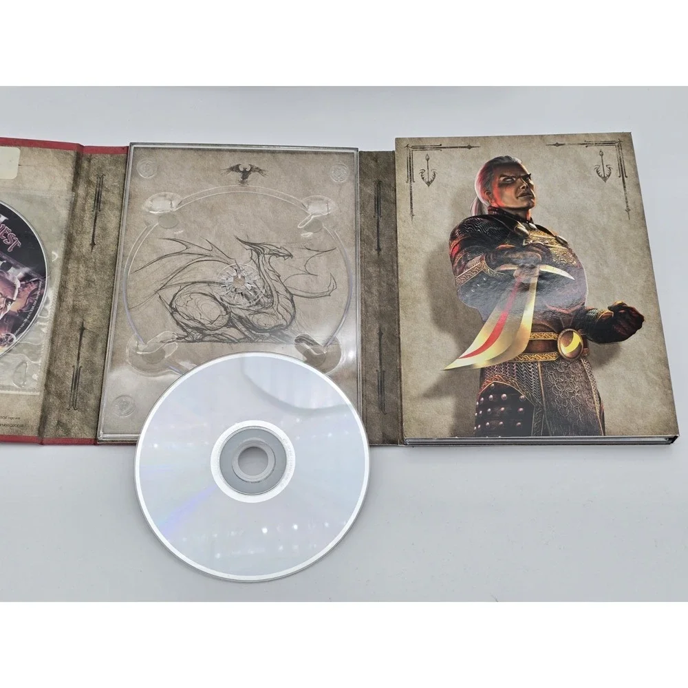 EverQuest 2 II Collectors Ed PC Game Tin w/ Cloth Maps Books, Disk, Poster, Coin